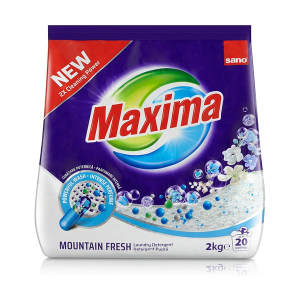 Sano Maxima Detergent Pudră – Mountain Fresh 2kg
