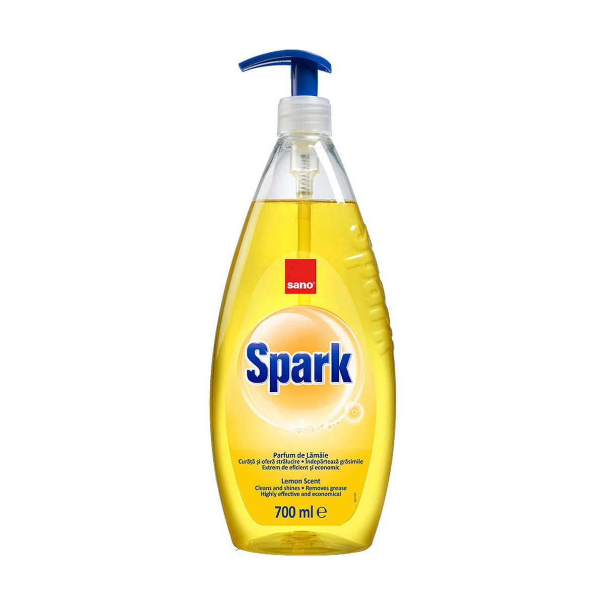 Sano Spark Detergent Lichid – 700ml (pump)