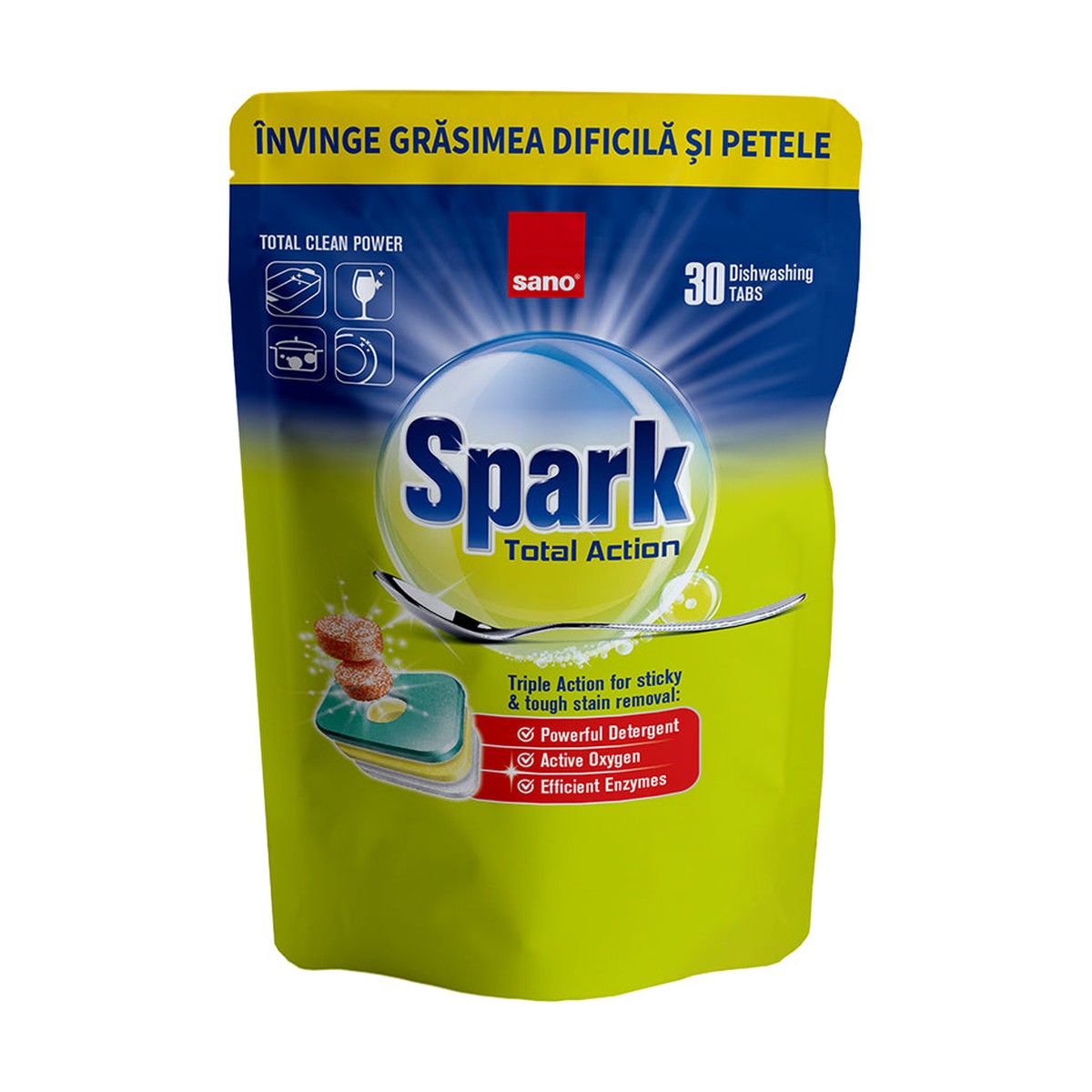 Sano Spark Dishwasher Tablets 30